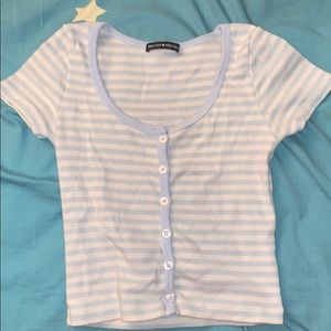 brandy melville button up tee